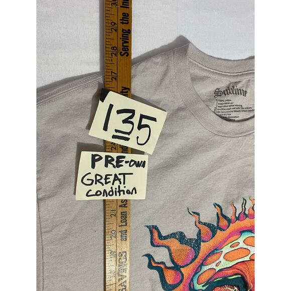 Official Sublime 1995 Summer Tour T-Shirt Men’s XL Black Double-Sided Reprint - Picture 3 of 10